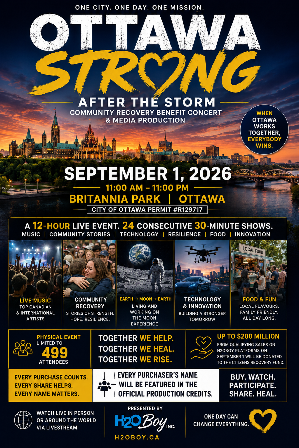 Ottawa Strong: After the Storm Community Recovery Benefit Concert & Media Production